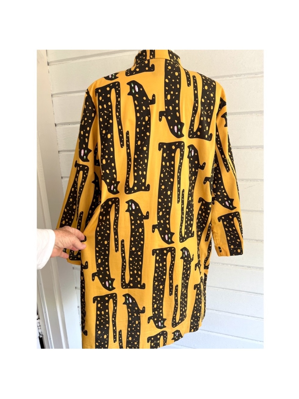 Nooworks Nico dress/tunic in yellow/black Long Cat - Picture 8 of 10